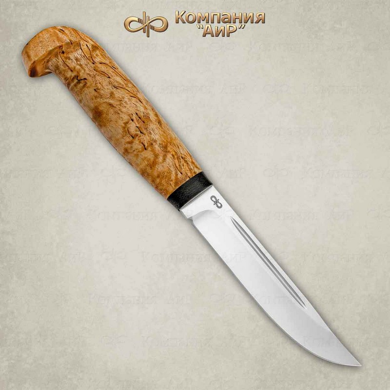 Нож АиР Финка Лаппи, сталь ЭП-766, рукоять карельская береза