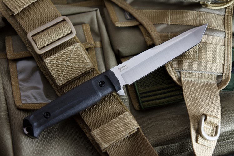 Тактический нож Aggressor AUS-8 Satin+SW, Kizlyar Supreme