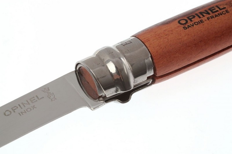 Нож складной филейный Opinel №12 VRI Folding Slim Bubinga, сталь Sandvik 12C27, рукоять из дерева бубинго, 000011