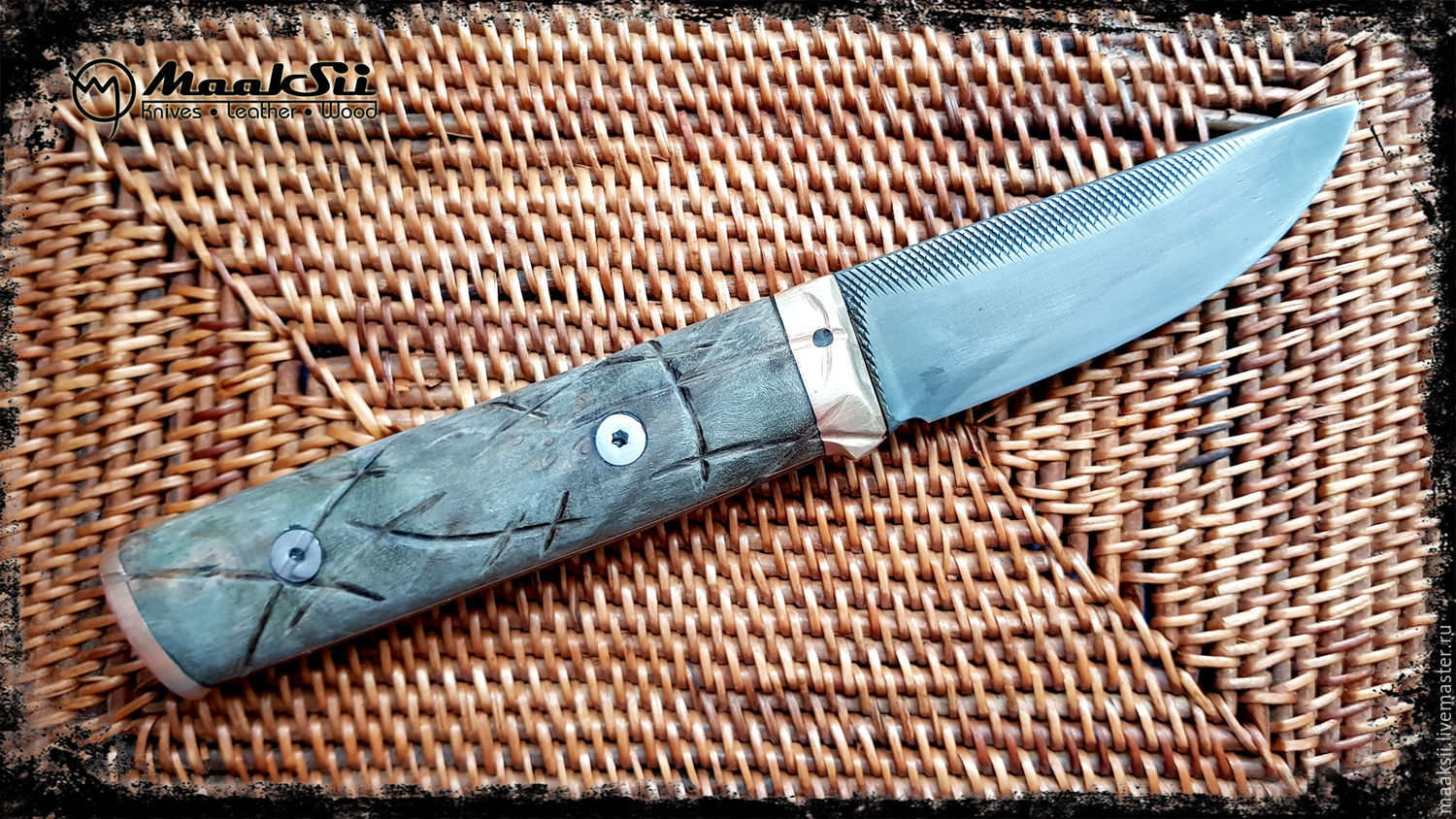 Простой сложный нож из напильника СССР