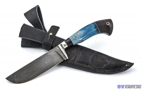 Узбекский нож «Пчак': сталь булат рукоять стабилизированный мореный дуб